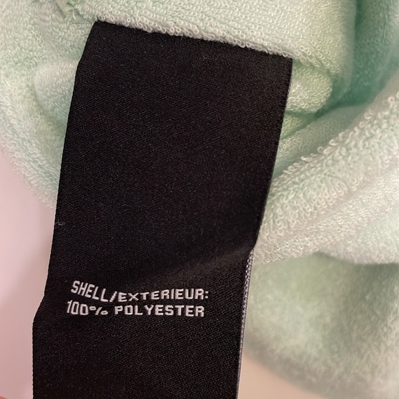 NWT 7 For All Mankind 3-Piece Set Terry Cloth Short Set in size M in mint green - Picture 4 of 8